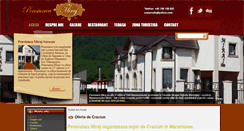 Desktop Screenshot of pensiuneamiraj.com